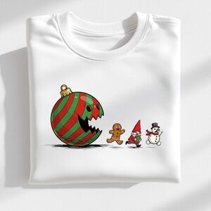Funny Holiday Chase T-shirt Arcade Custom Made White Unisex S M L XL XXL